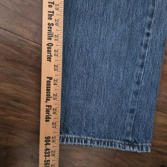 Vintage Levis 501 Jeans Mens Size 36x29 Button Fly Denim Blue Straight Leg - Picture 7 of 10